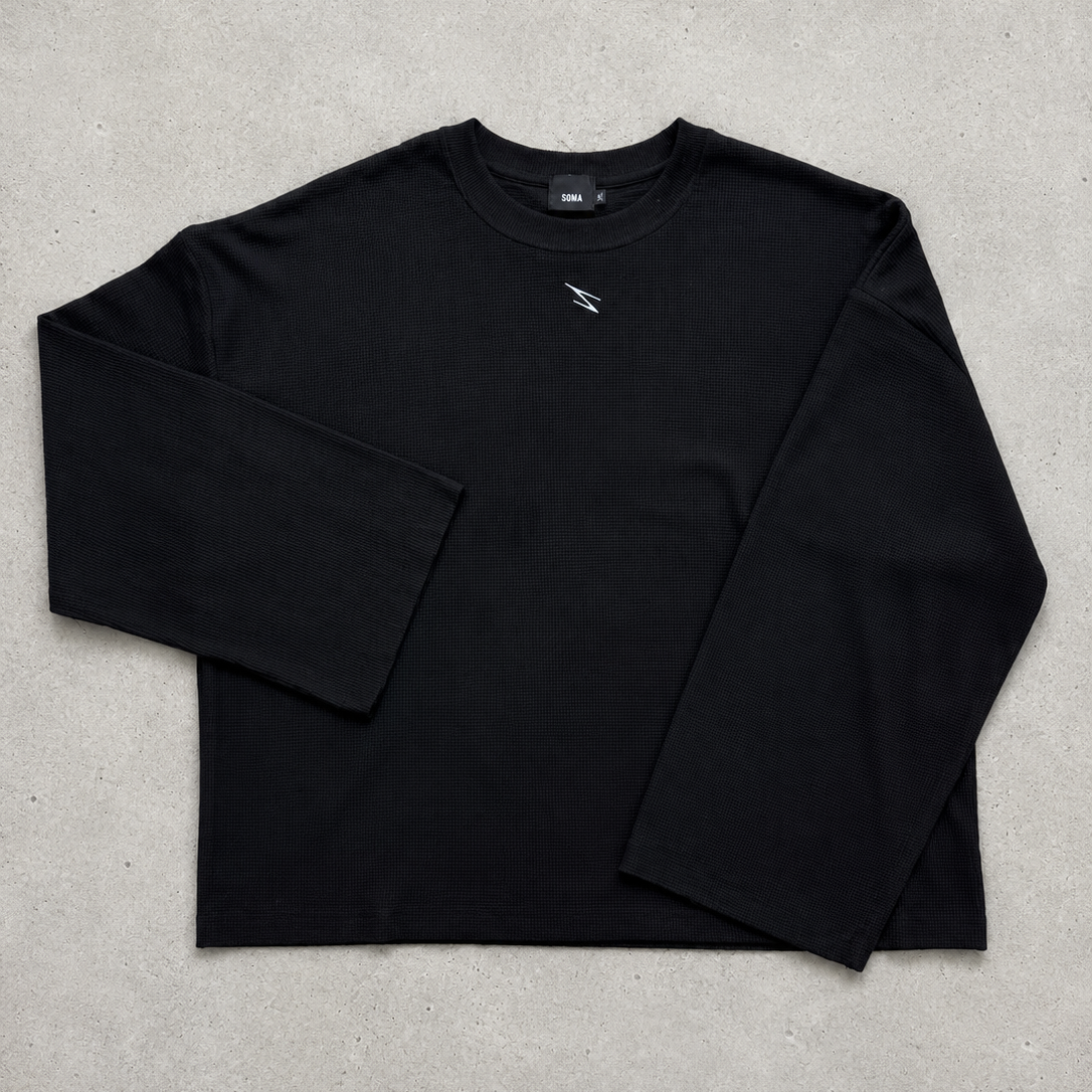 Waffle Knit Long Sleeve